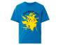 Blaues Kinder-T-Shirt mit Pikachu-Aufdruck und „CHARGED UP!“-Text