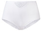 Weiße Unterhose mit Spitzendetail