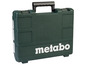 Ein grüner Werkzeugkasten von Metabo.