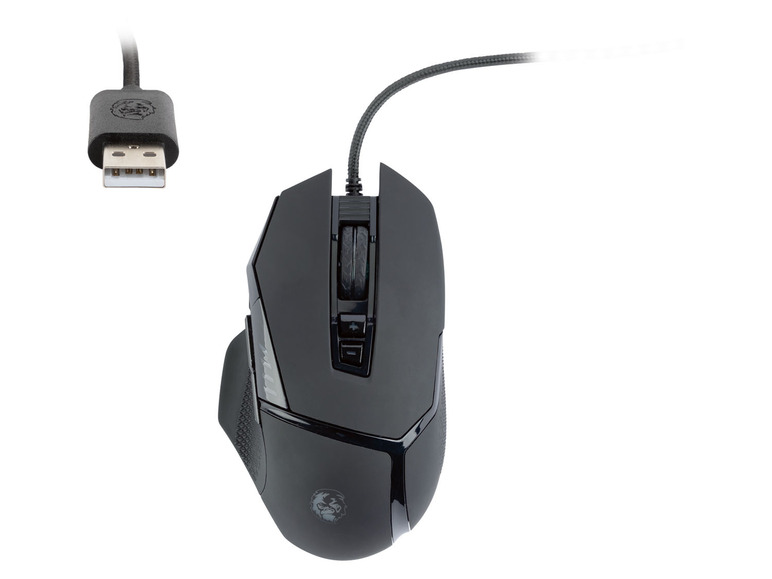 Gehe zu Vollbildansicht: SILVERCREST RGB Gaming Maus, ergonomisch, mit 8 Funktionstasten - Bild 1