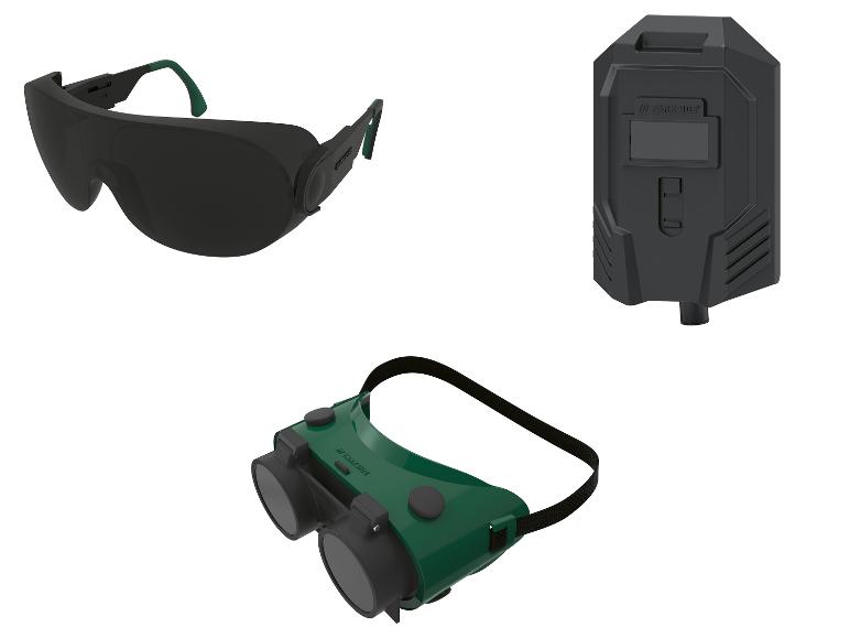 Parkside Schutzbrillen: Bandmodell und Schweißerschutz.