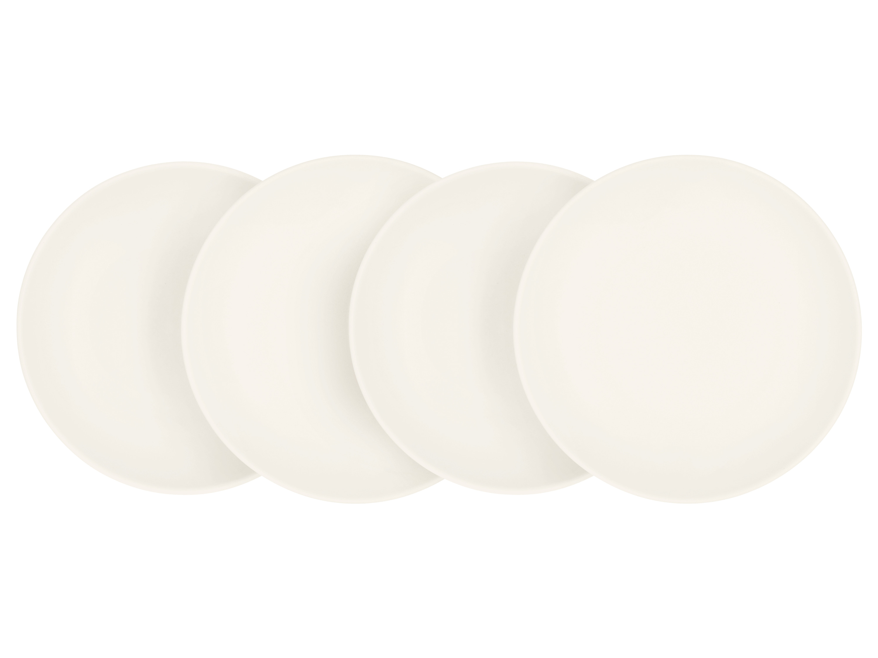 SILVERCREST® Speiseteller- Suppenteller-Set, 4-teilig (weiß)""