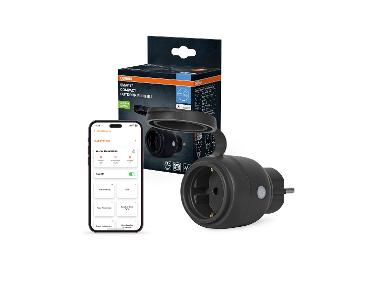 OSRAM Smart Wifi Matter Compact Outdoor Plug Schwarz