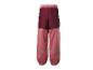Zweifarbige Kinder-Outdoorhose mit reflektierenden Streifen.