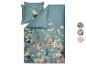 LIVARNO home Satin-Wendebettwäsche mit Blumenmuster, 200 x 220 cm