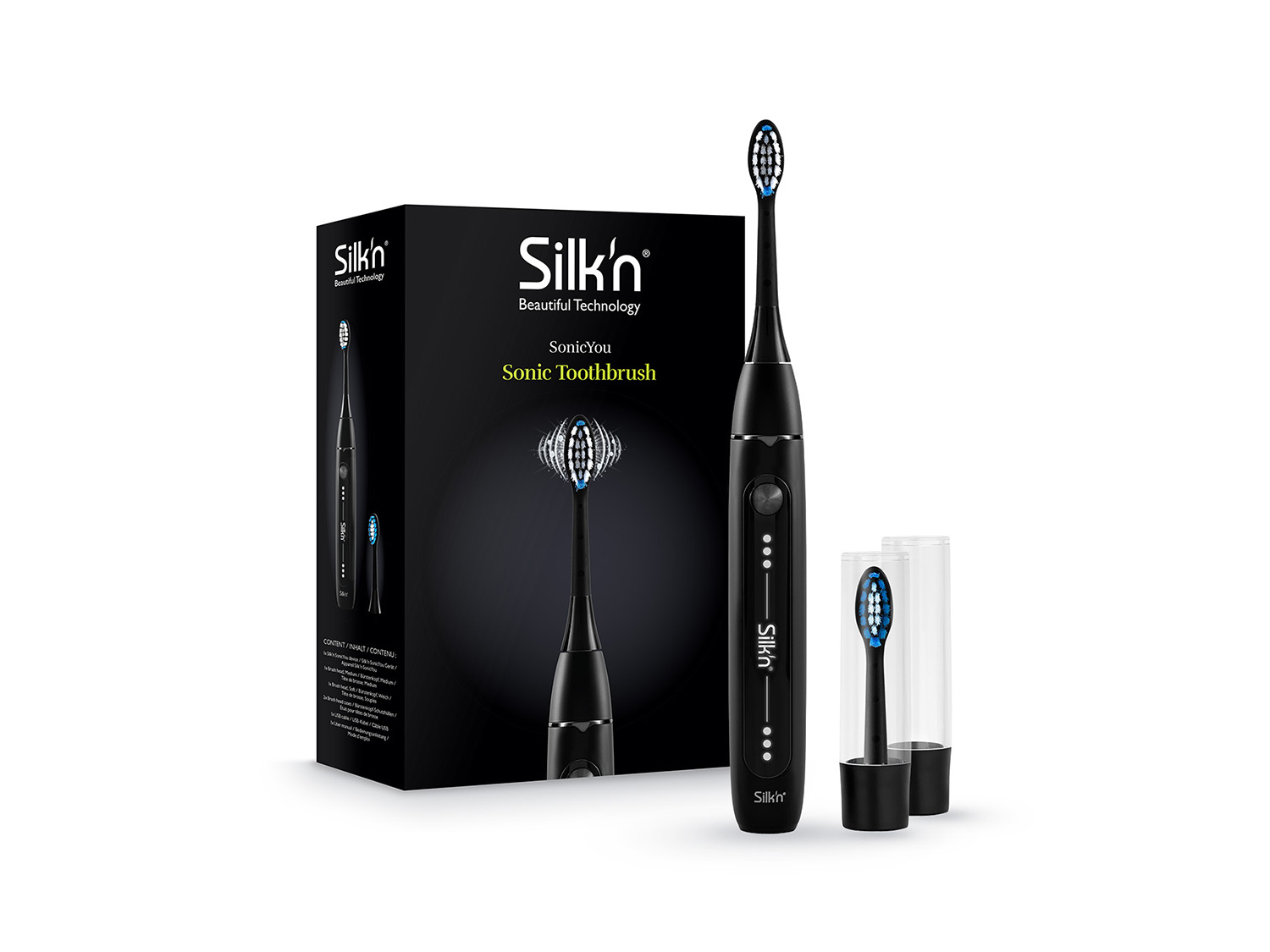 Silk´n SonicYou elektrische Schallzahnbürste (Schwarz) | 08712856067886