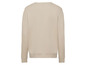 Beigefarbener Pullover mit langen Ärmeln.