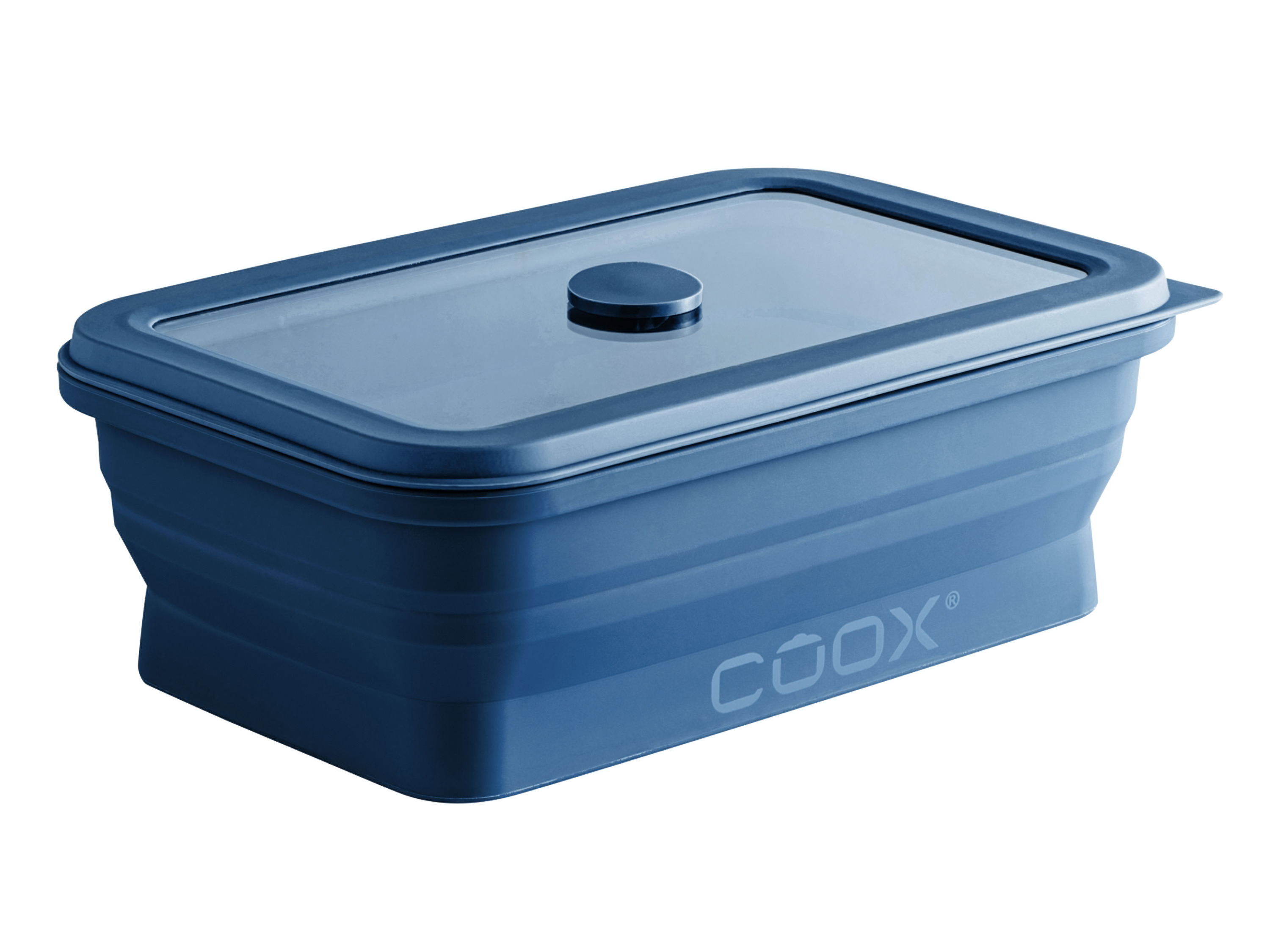 COOX Faltbare Frischhaltedose (Blau) – Bild 3 von 4