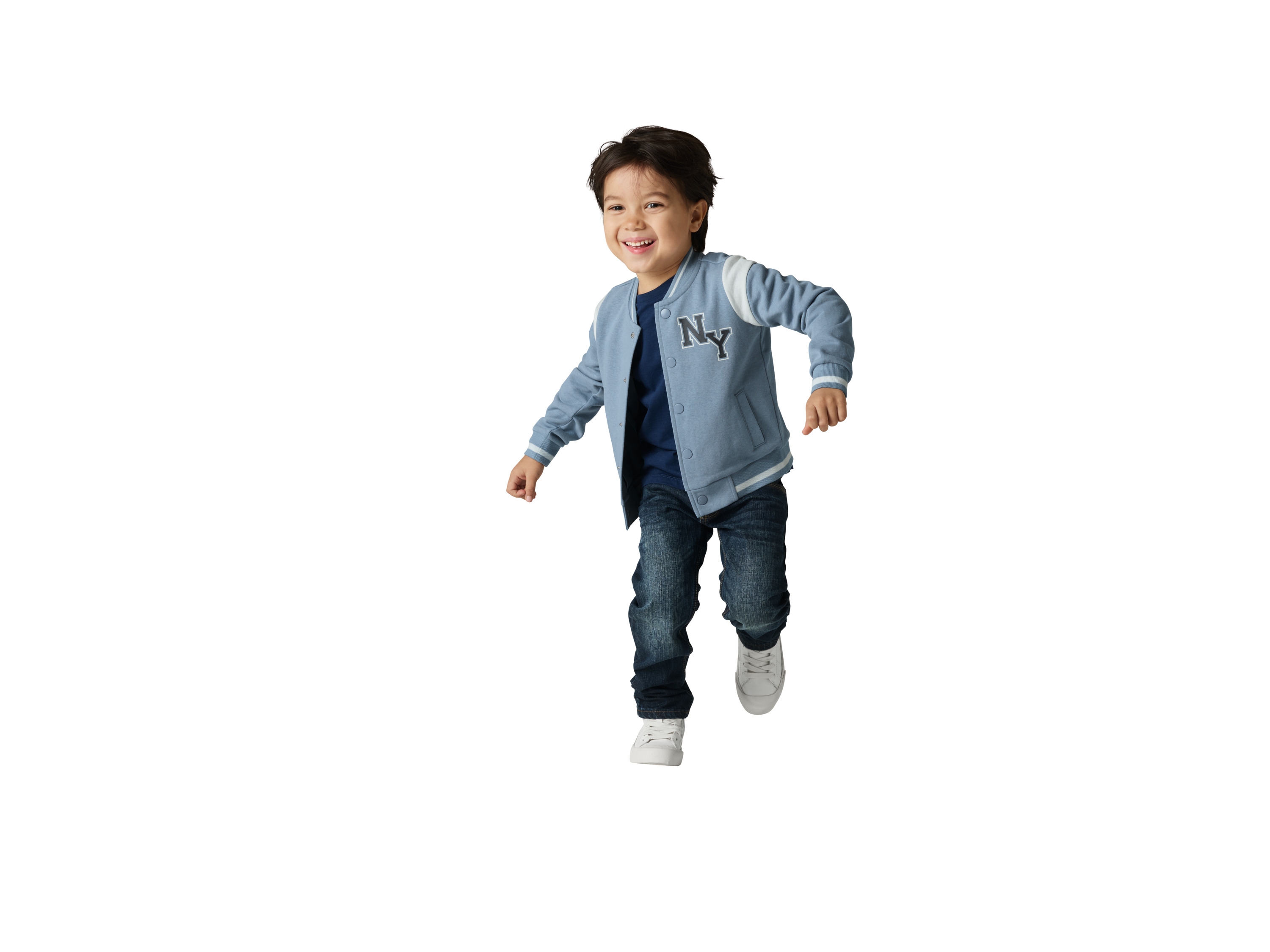 LUPILU® Kinder Collegejacke (Blau, 110/116) – Bild 2 von 3