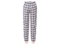Karierte Pyjamahose für Damen.