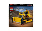 LEGO Technic Box mit einem gelben Bulldozer
