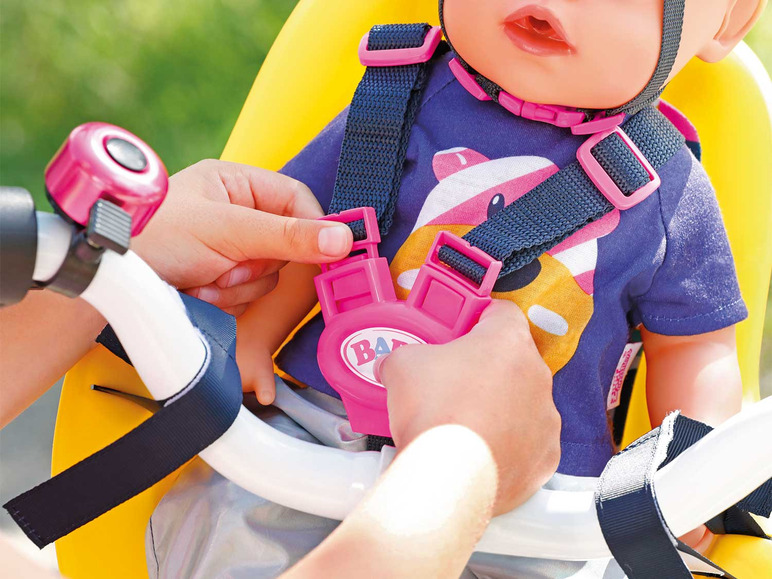 Gehe zu Vollbildansicht: Baby Born Puppen Fahrradsitz, mit Gurtsystem - Bild 3