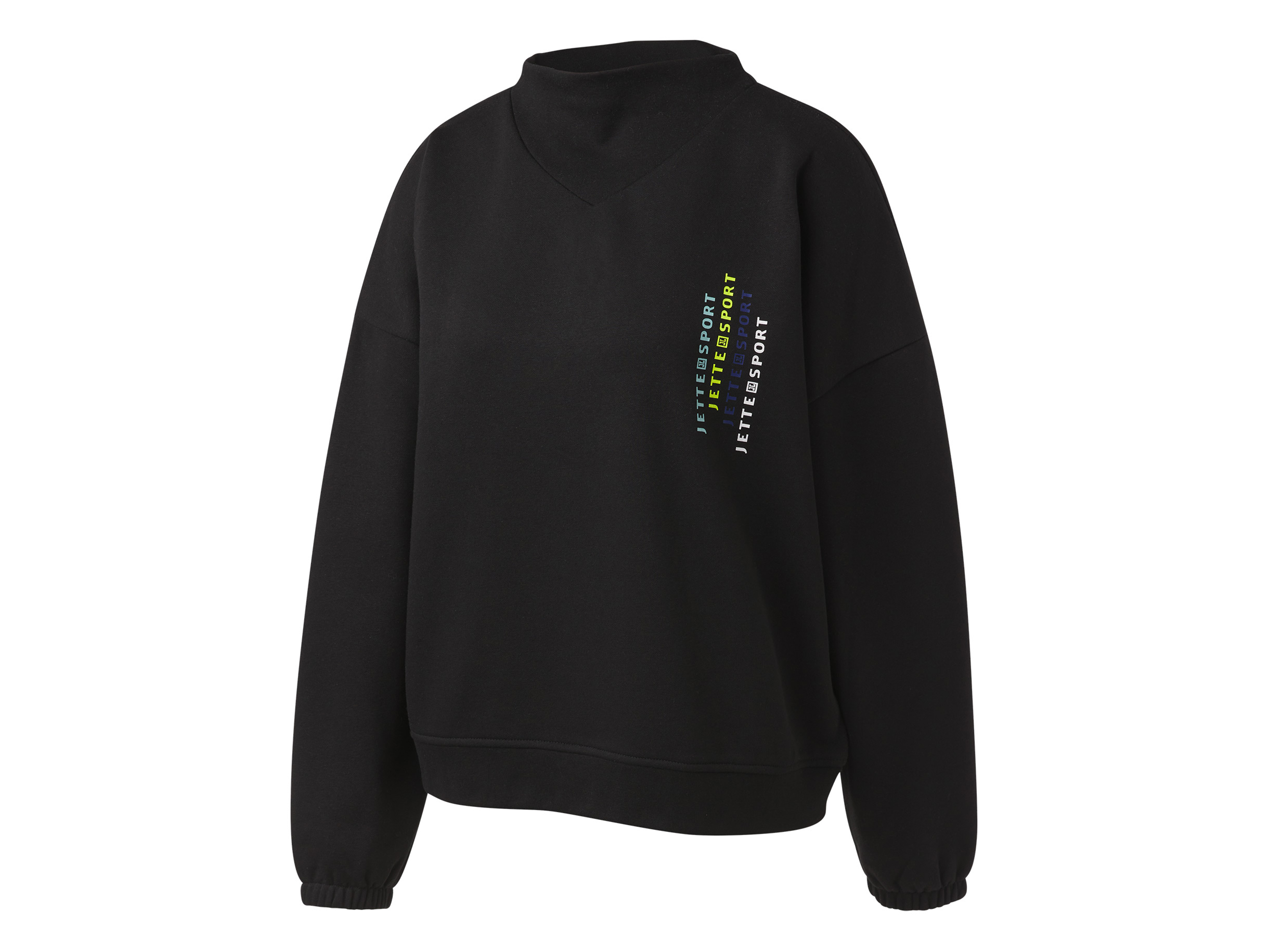 CRIVIT by Jette Sport Damen Sweatpullover mit HeiQ Mint Technologie (Schwarz, S(36/38)) | 04334036086919