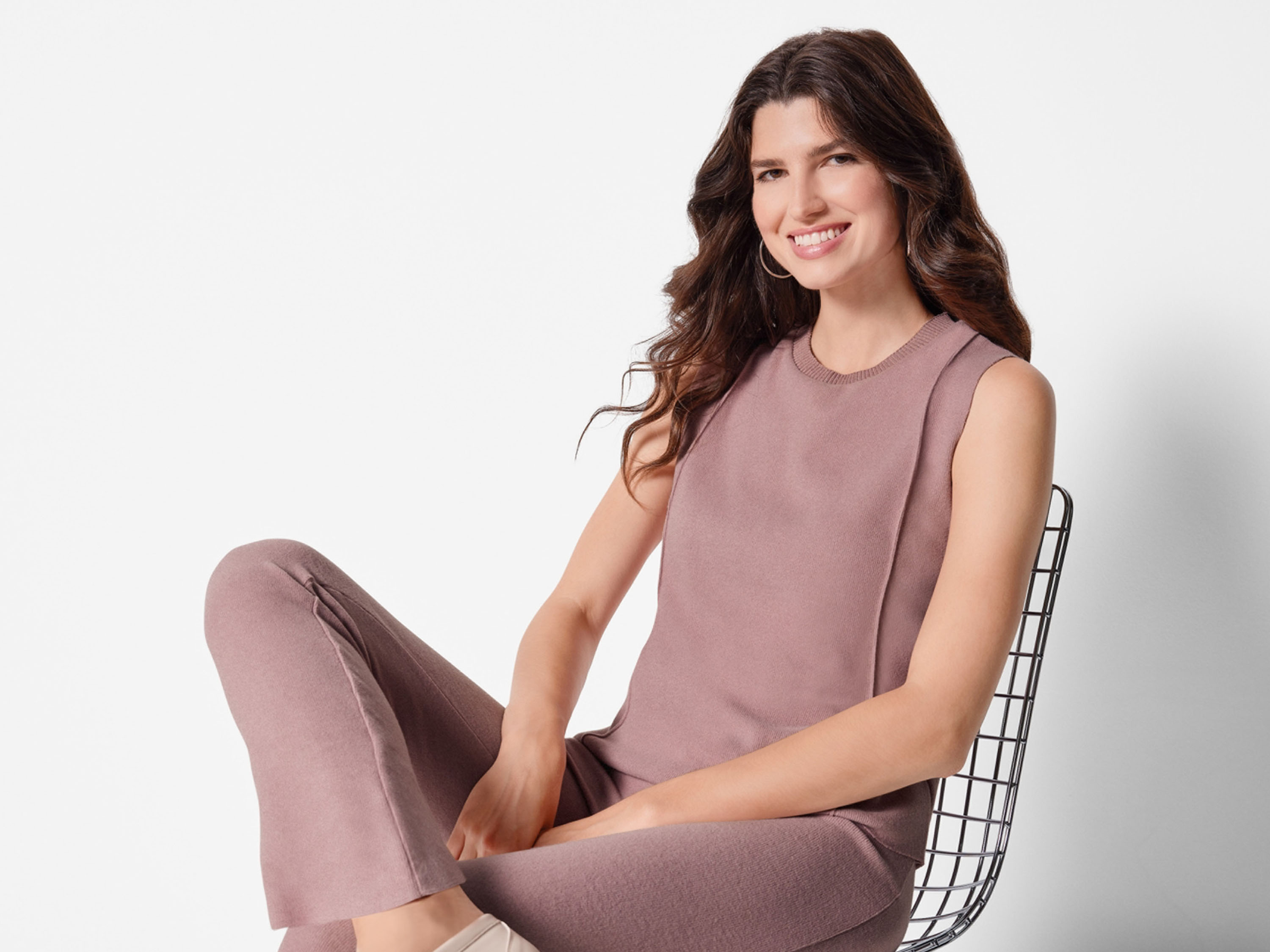 ESMARA® Damen Top Loungewear (Rose, L(44/46)) – Bild 2 von 3