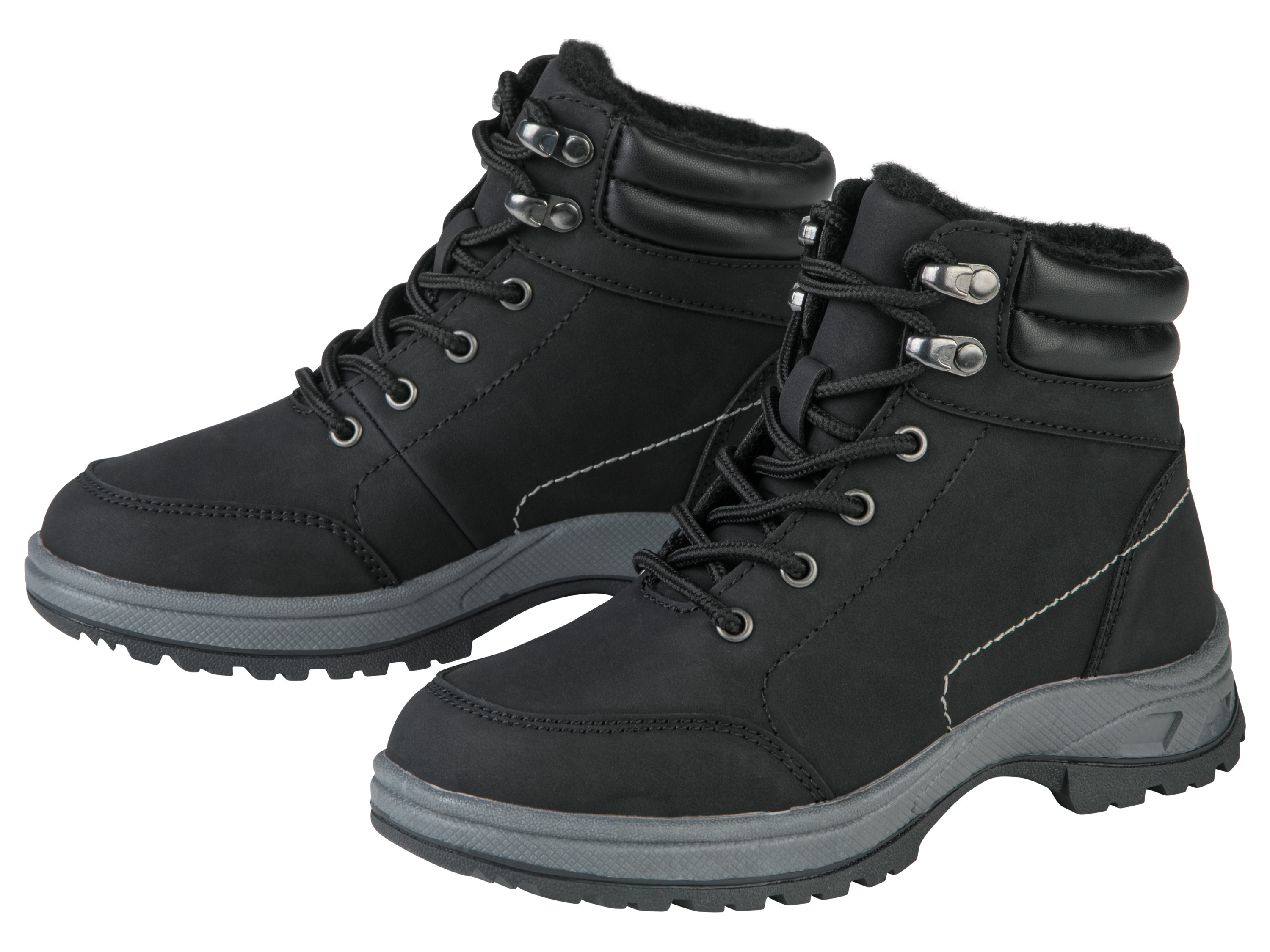 pepperts!® Kinder Stiefel mit Schnürung (Schwarz, 35)““ | schwarz Muster: – Detail: mit gepolsterter Decksohle, textiles Innenfutter Verschlussart: Schnürung Laufsohle: profilierte TPR-Laufsohle Material: Obermaterial: sonstiges Material
