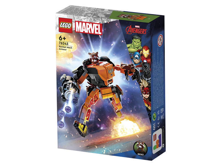 Gehe zu Vollbildansicht: LEGO® Marvel Super Heroes 76243 »Rocket Mech« - Bild 7