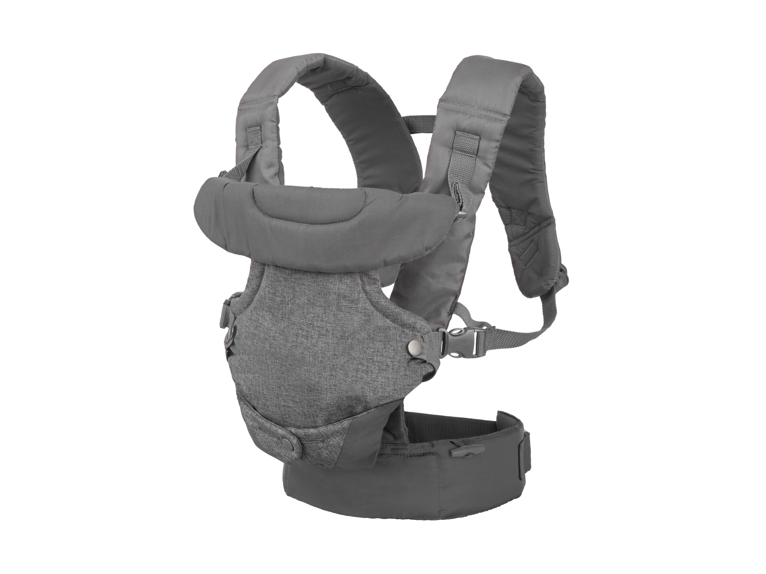 Thumbnail - Infantino Flip 4-in1-Babytrage (grau/türkis)