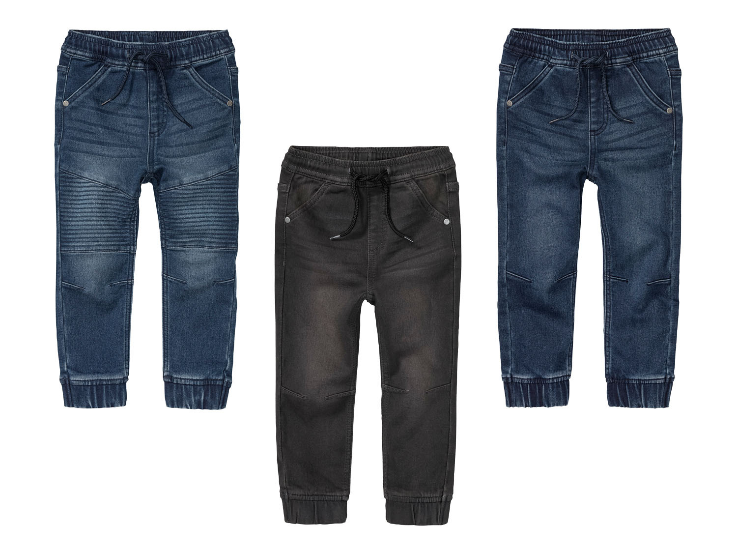 lupilu® Kleinkinder Denim-Jogger, Relaxed Fit, normale…