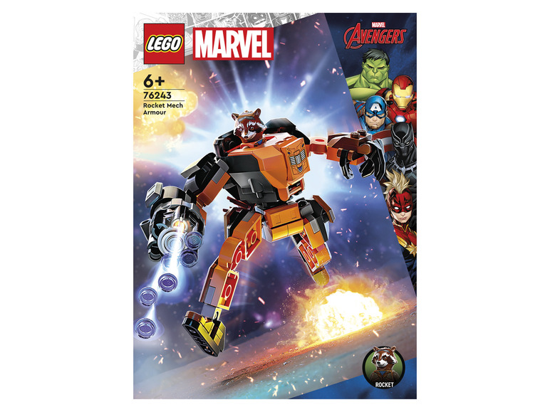 Gehe zu Vollbildansicht: LEGO® Marvel Super Heroes 76243 »Rocket Mech« - Bild 1