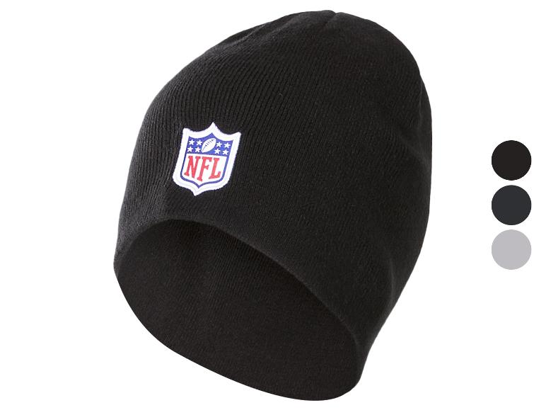 Schwarze NFL-Mütze mit Logo und Farbmustern