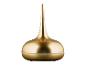 Goldener Aroma-Diffusor mit schlankem, modernem Design und Bedientasten.