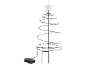 Beleuchteter Spiral-Weihnachtsbaum mit Stern, batteriebetrieben.