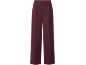 Bordeauxrote weite Hose mit elastischem Bund.