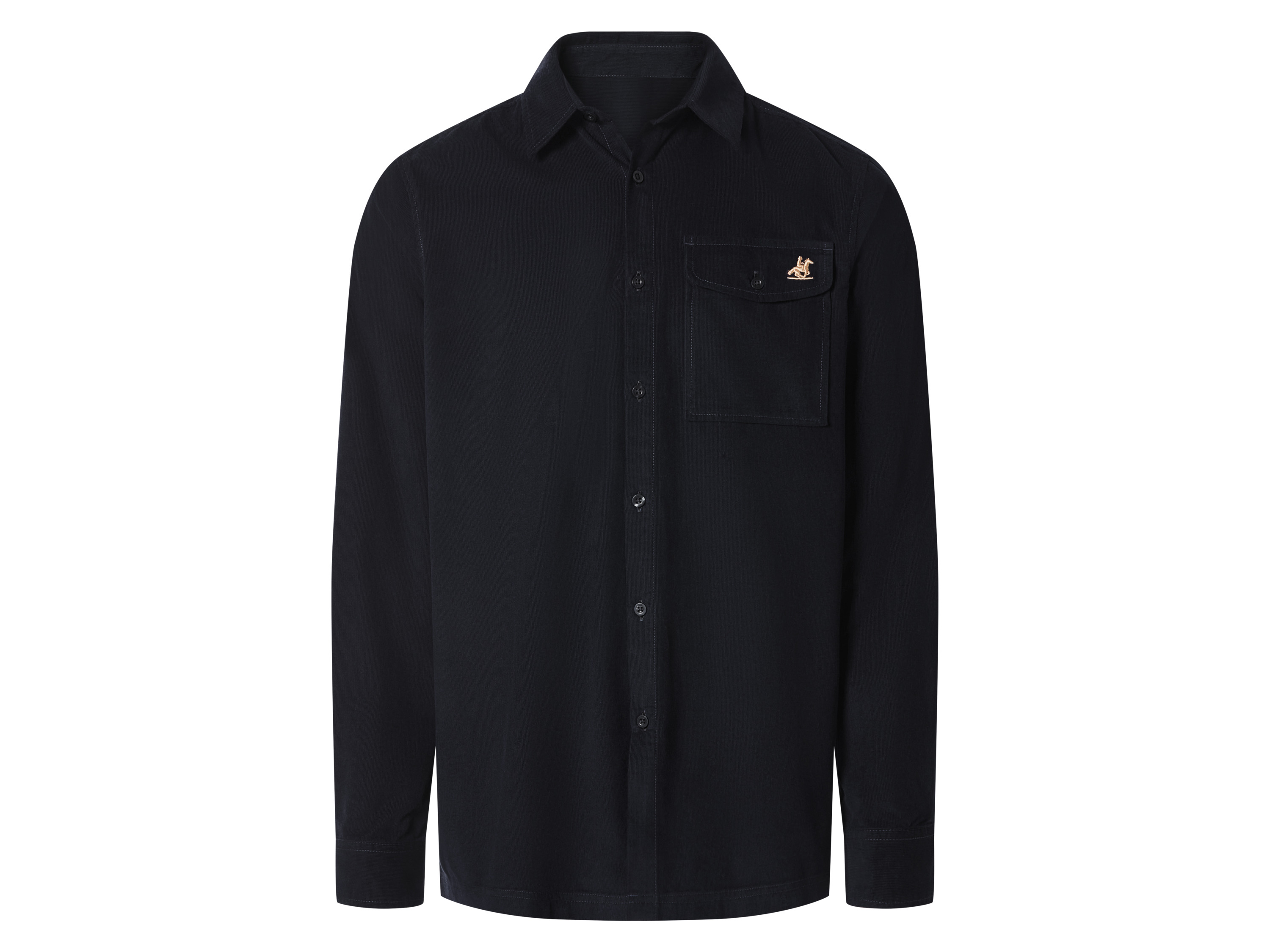ESMARA MEN Herren Freizeithemd Cord (Navy, XL (43/44))