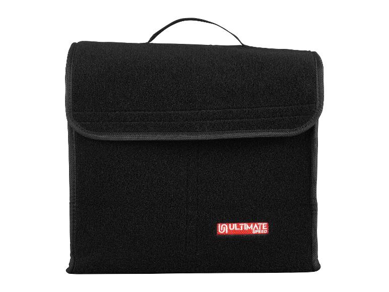 Schwarze Ultimate Speed Aufbewahrungstasche für Auto.