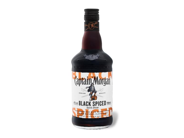 Captain Morgan Black Spiced Spirituose, 40% vol, 700ml