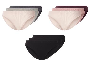 ESMARA® Damen Slips, 3 Stück, seamless