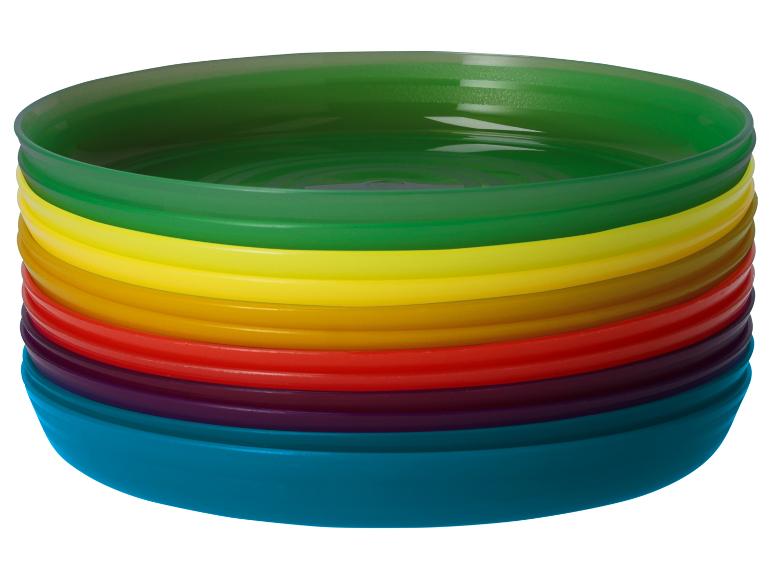 Partygeschirr Kunststoff, 12-teilig bzw. 36-teilig