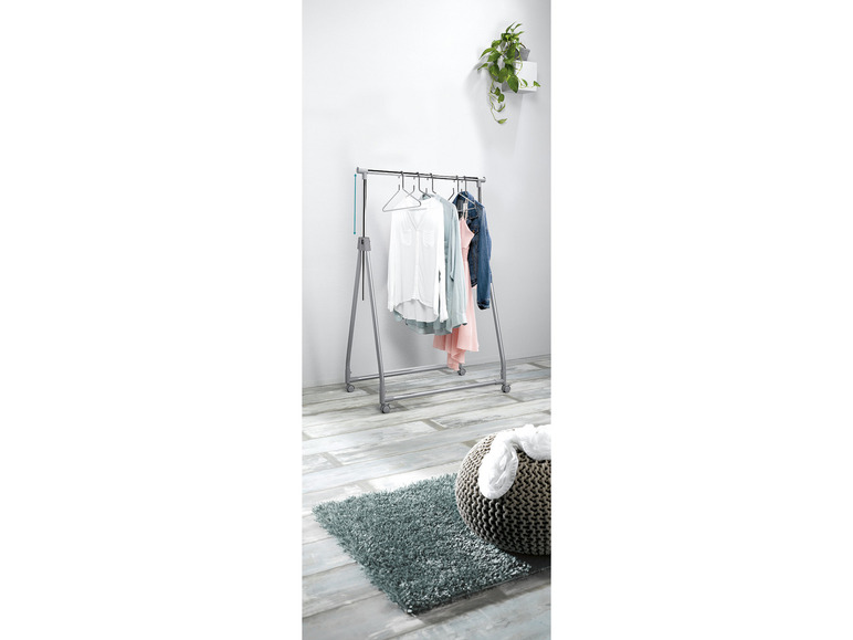 Gehe zu Vollbildansicht: LIVARNO home Kleiderstange, klappbar, mit 4 Rollen - Bild 7