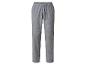 Graue Herrenhose mit elastischem Bund und Kordelzug