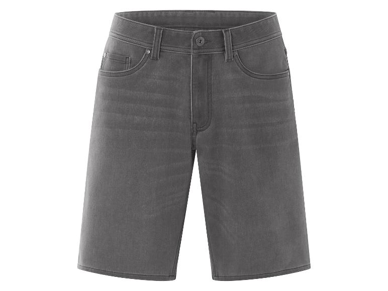 Herren Sweat-Denim-Bermudas, im 5-Pocket-Style