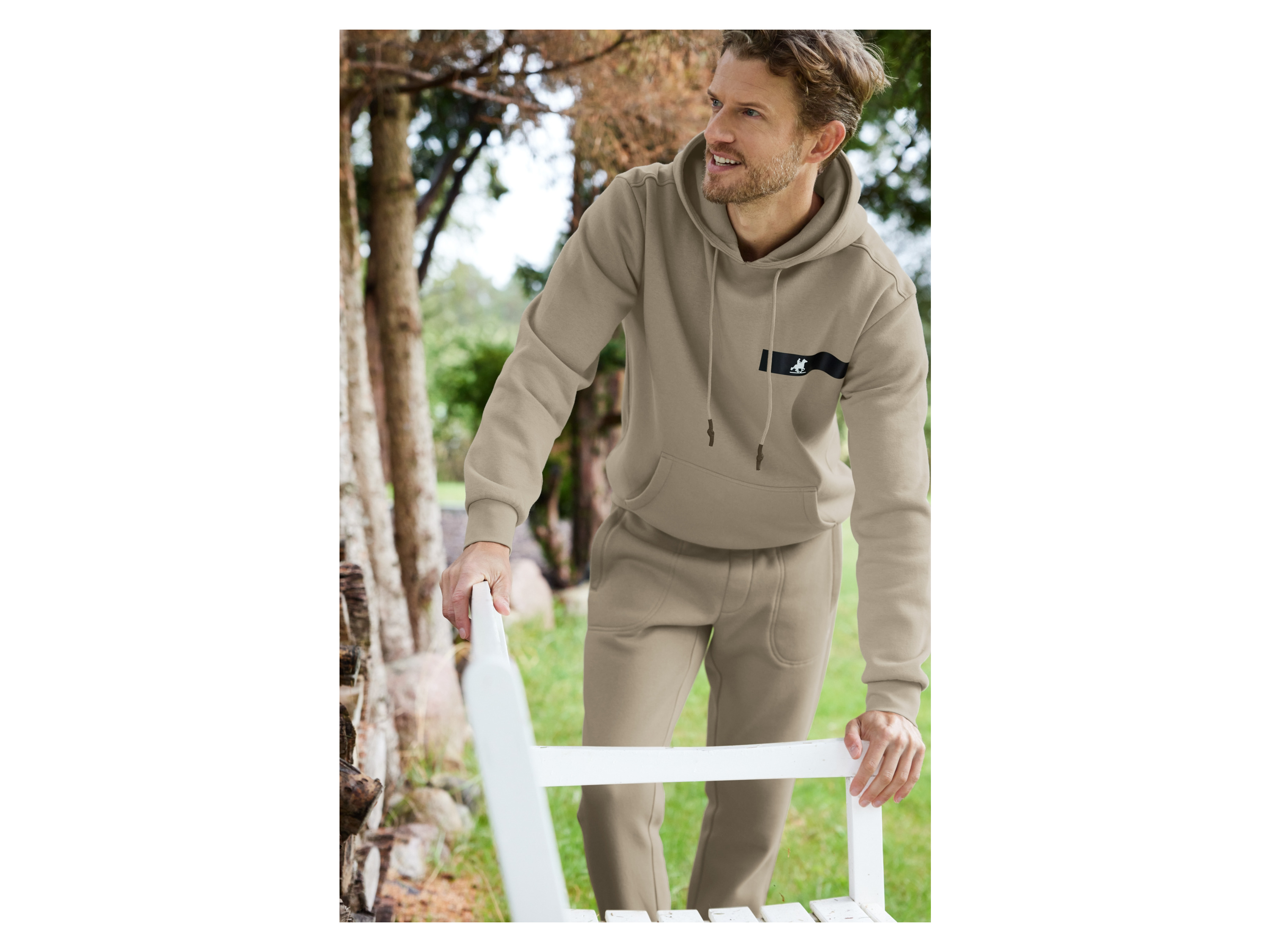 Thumbnail - LIVERGY® Herren Sweathose (Braun, M (48/50))