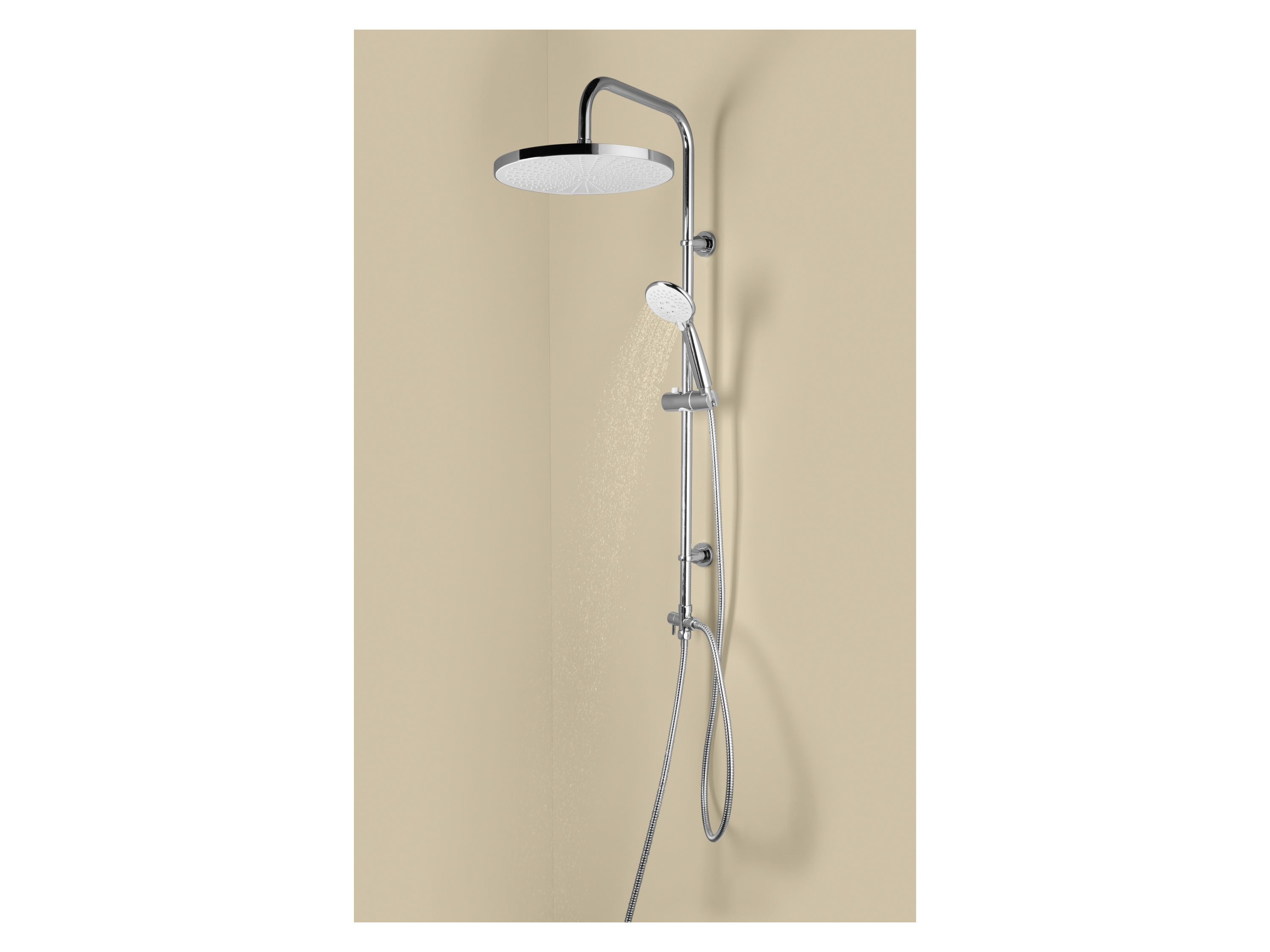 Thumbnail - LIVARNO® Überkopfbrauseset XXL (Chrom)