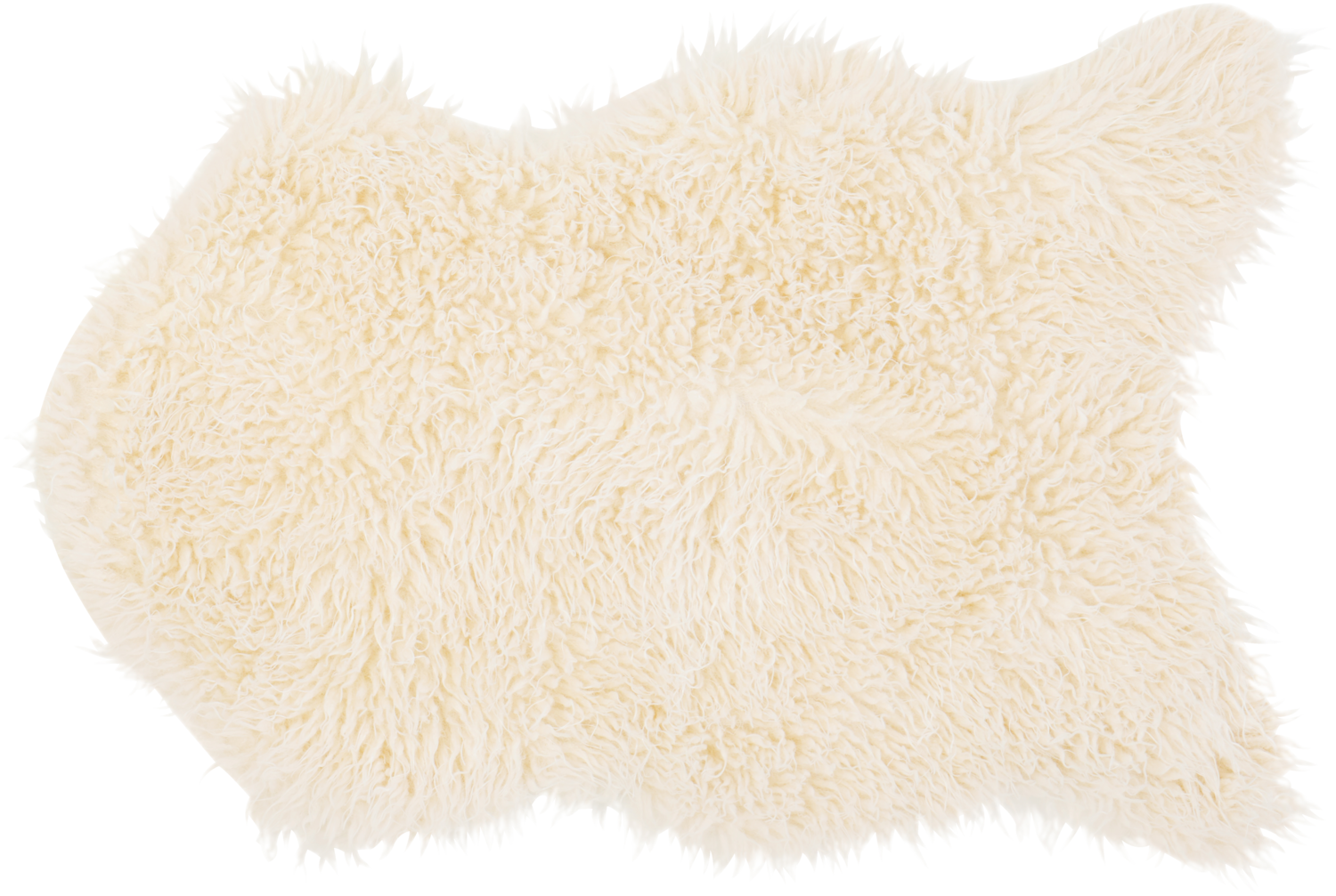 LIVARNO® Teppich Kunstfell 60x90cm (Beige) – Bild 3 von 4