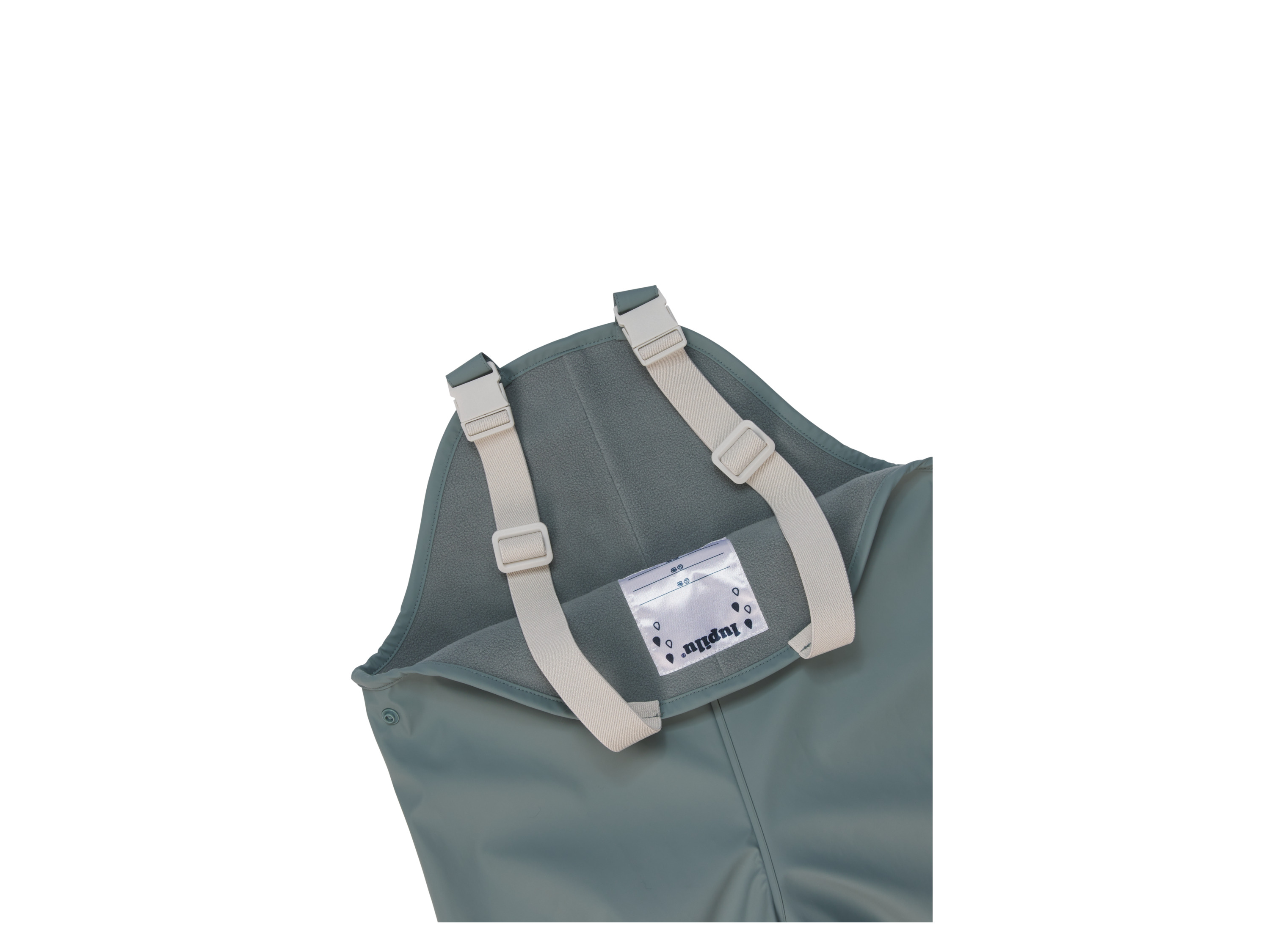 LUPILU® Baby Kleinkinder Matsch- und Buddel-Latzhose, gefüttert (Grün, 98/104) – Bild 4 von 4