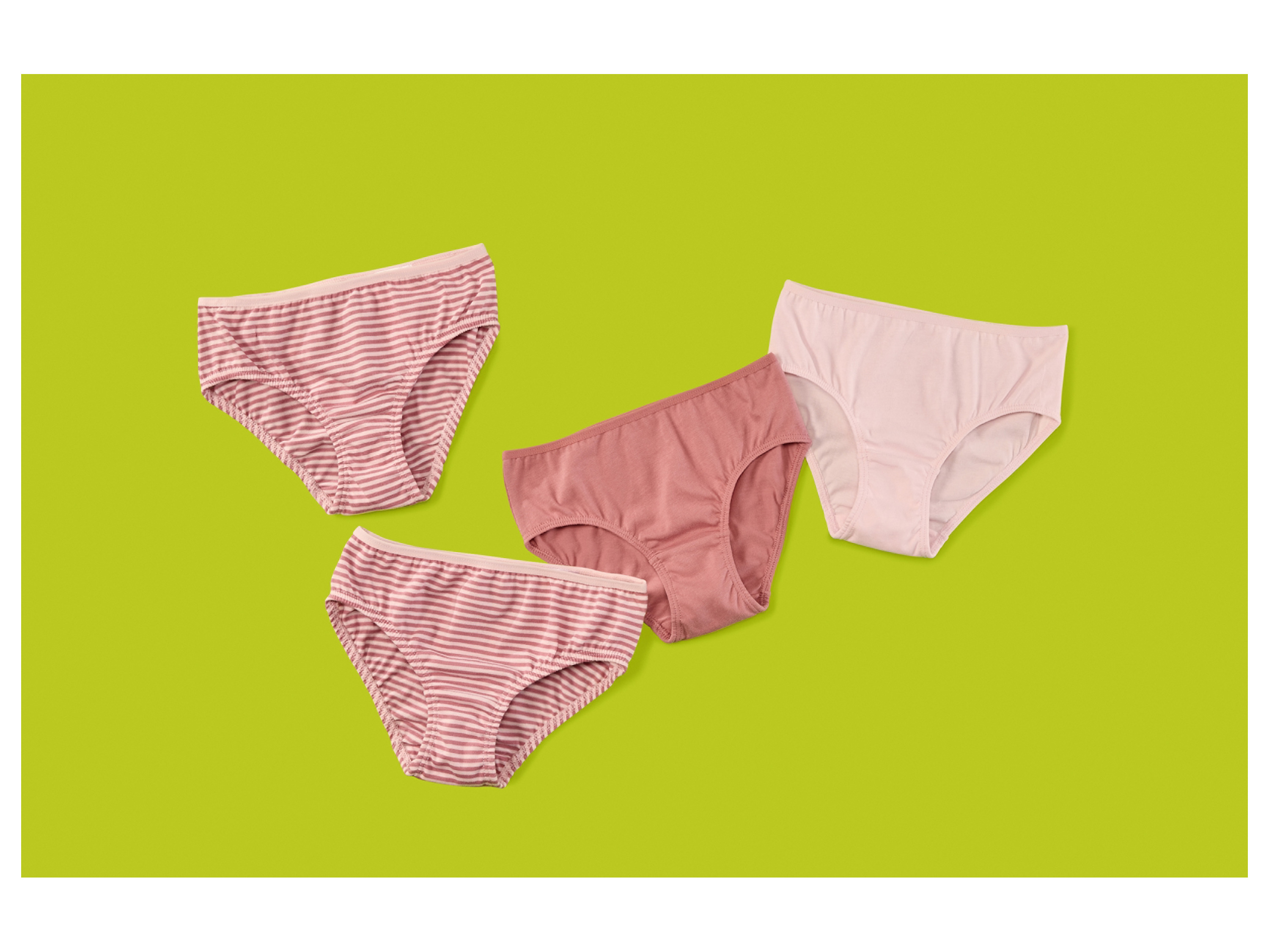 LUPILU® Kleinkinder Mädchen Slip 4er (Rosa, 122/128) – Bild 2 von 4