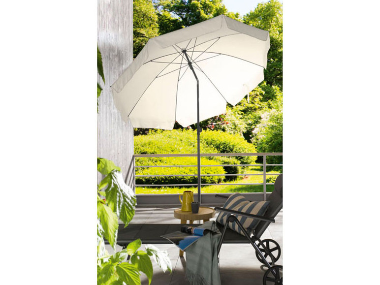 Gehe zu Vollbildansicht: LIVARNO home Sonnenschirm, mit Knickvorrichtung, Ø 180 cm - Bild 12