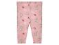 Rosa Baby-Leggings mit Blumenmuster.