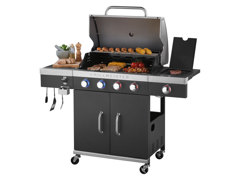 Brenner, 19,7 Gasgrill, 4plus1 GRILLMEISTER kW