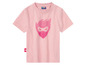 Rosa T-Shirt mit Ninja-Druck von Lupilu.