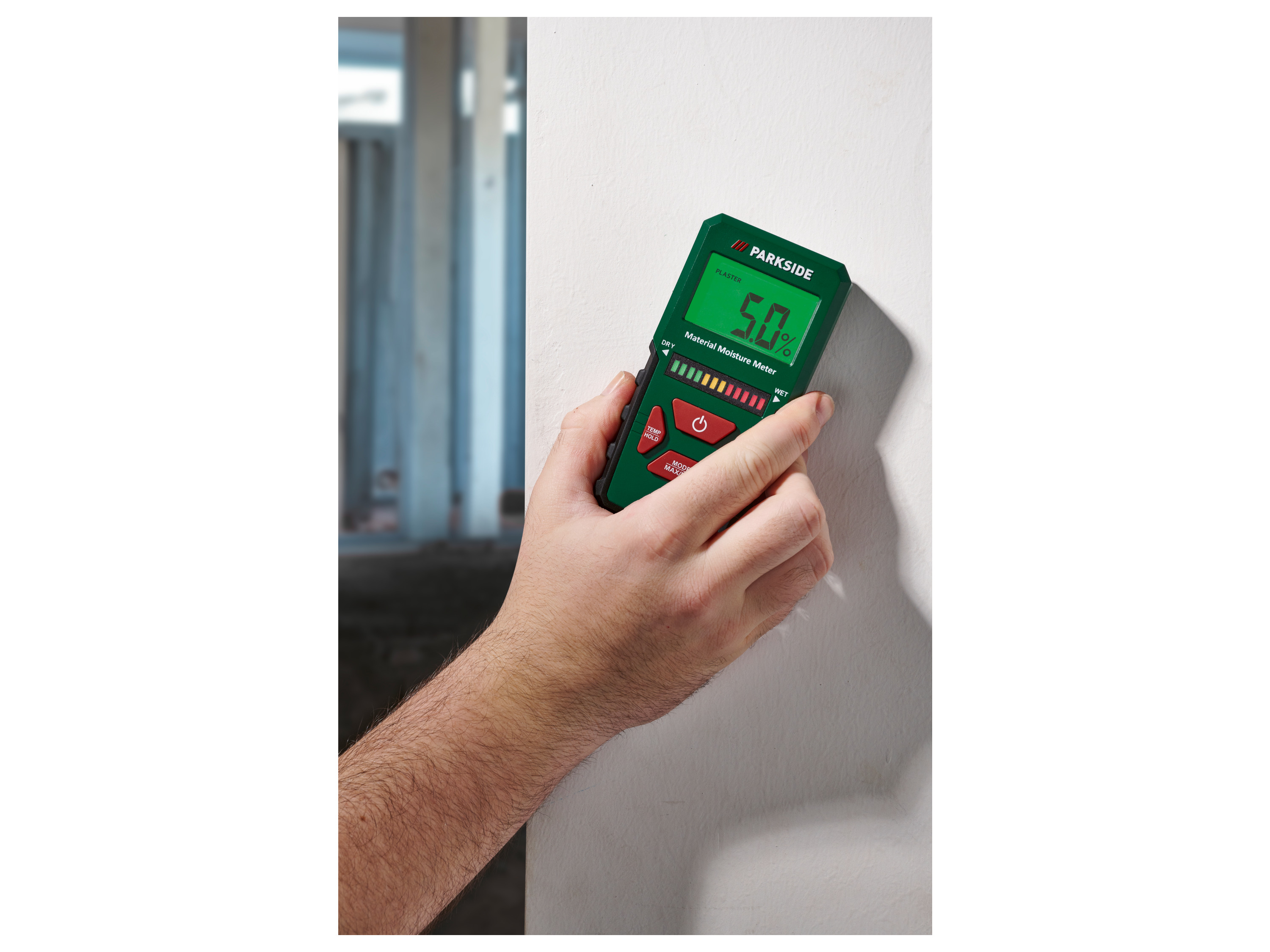 Thumbnail - PARKSIDE® Feuchtigkeitsmessgerät »PMFMK A1«, mit LC-Display