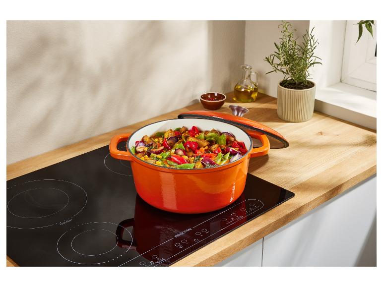 Handgeschmiedeter Eisentopf 28 Cm Mit L-Glasdeckel – Unbeschichtet, Schwerer Boden, Hervorragende Wärmespeicherung, Ideal Für Braten, Schmoren & Gesundes Kochen Schmortopf Groß