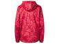 Ein roter Hoodie mit Camouflage-Muster.