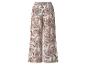 Damen-Palazzohose mit pastellfarbenem Paisley-Muster.