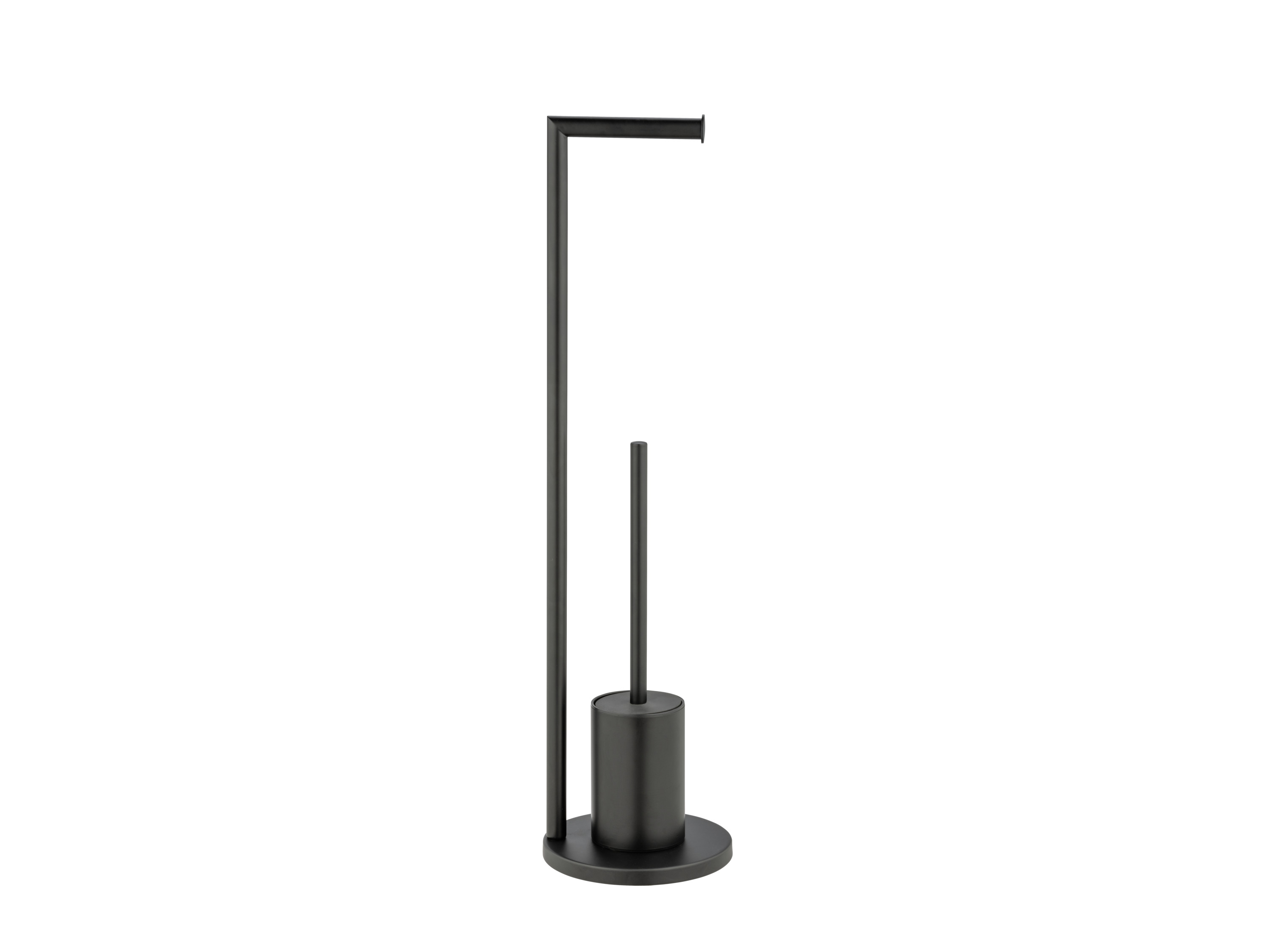 WENKO Stand WC-Garnitur Ferla (Schwarz)