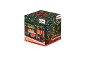 Weihnachts-Startpackung mit Dampfzug, Waggons und Gleisen, festlich dekoriert.